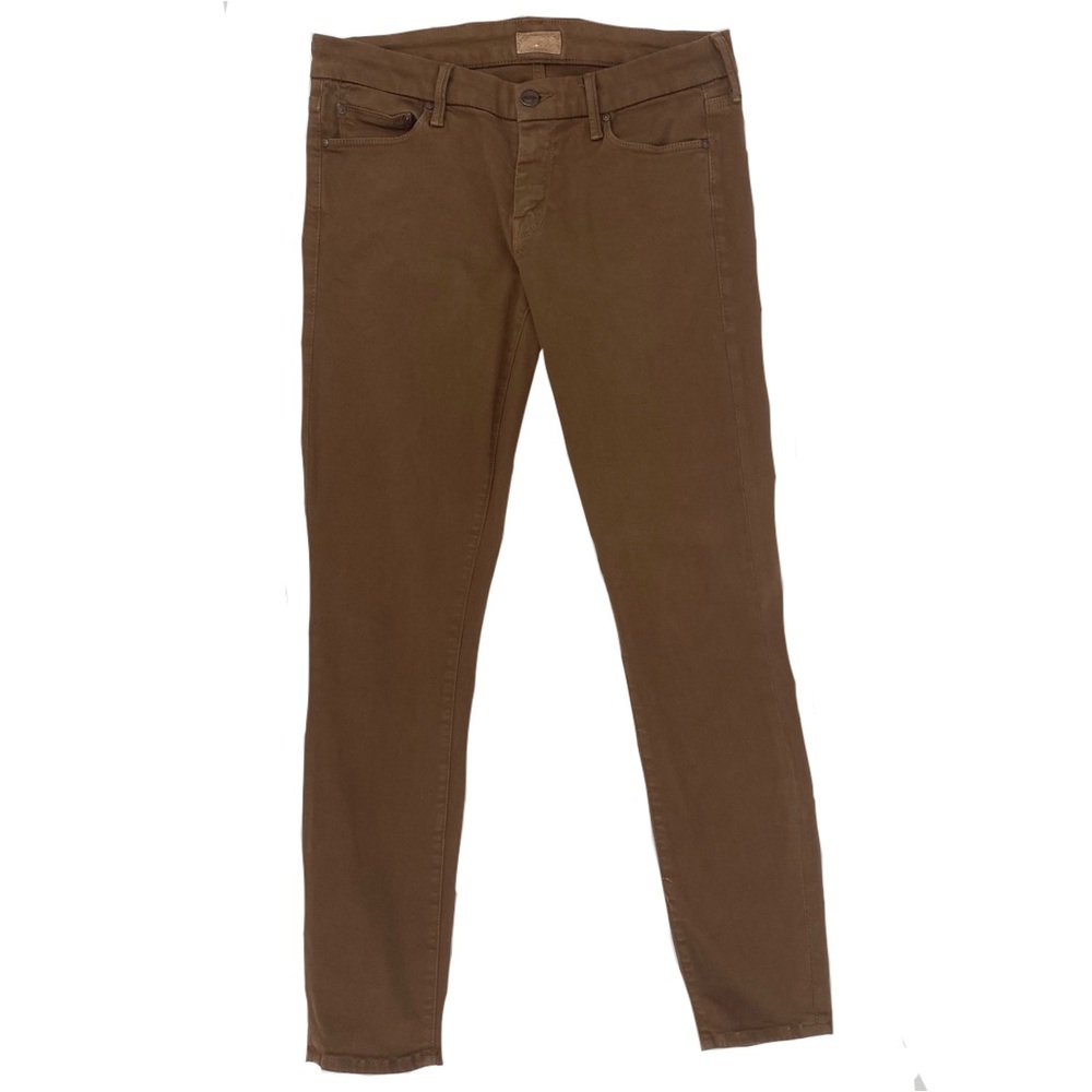 MOTHER The Looker Ankle Girls Games Play Skinny Jeans in The Brown Field